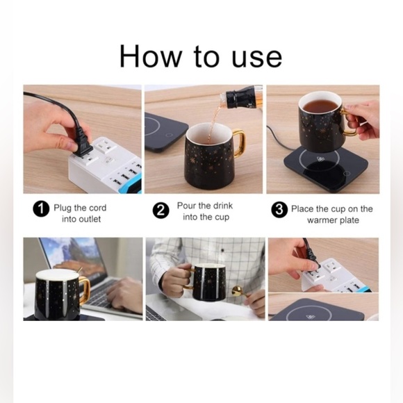 Misty 55 degrees coffee warmer, new in box - Picture 4 of 4